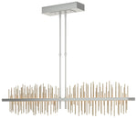 Gossamer 51.9" Wide Large Vintage Platinum And Soft Golds LED Pendant