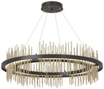 Gossamer Circular LED Pendant - Oil Rubbed Bronze - Gold