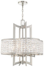 Grammercy 4 Light Brushed Nickel Chandelier