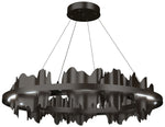 Hildene 38"W Circular Oil Rubbed Bronze Standard LED Pendant