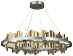 Hildene 38"W Modern Brass Accented CircularStandard LED Pendant
