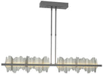 Hildene 51.9" Black & Vintage Platinum Long LED Pendant