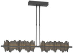 Hildene 51.9" Wide Large Black And Natural Iron LED Pendant