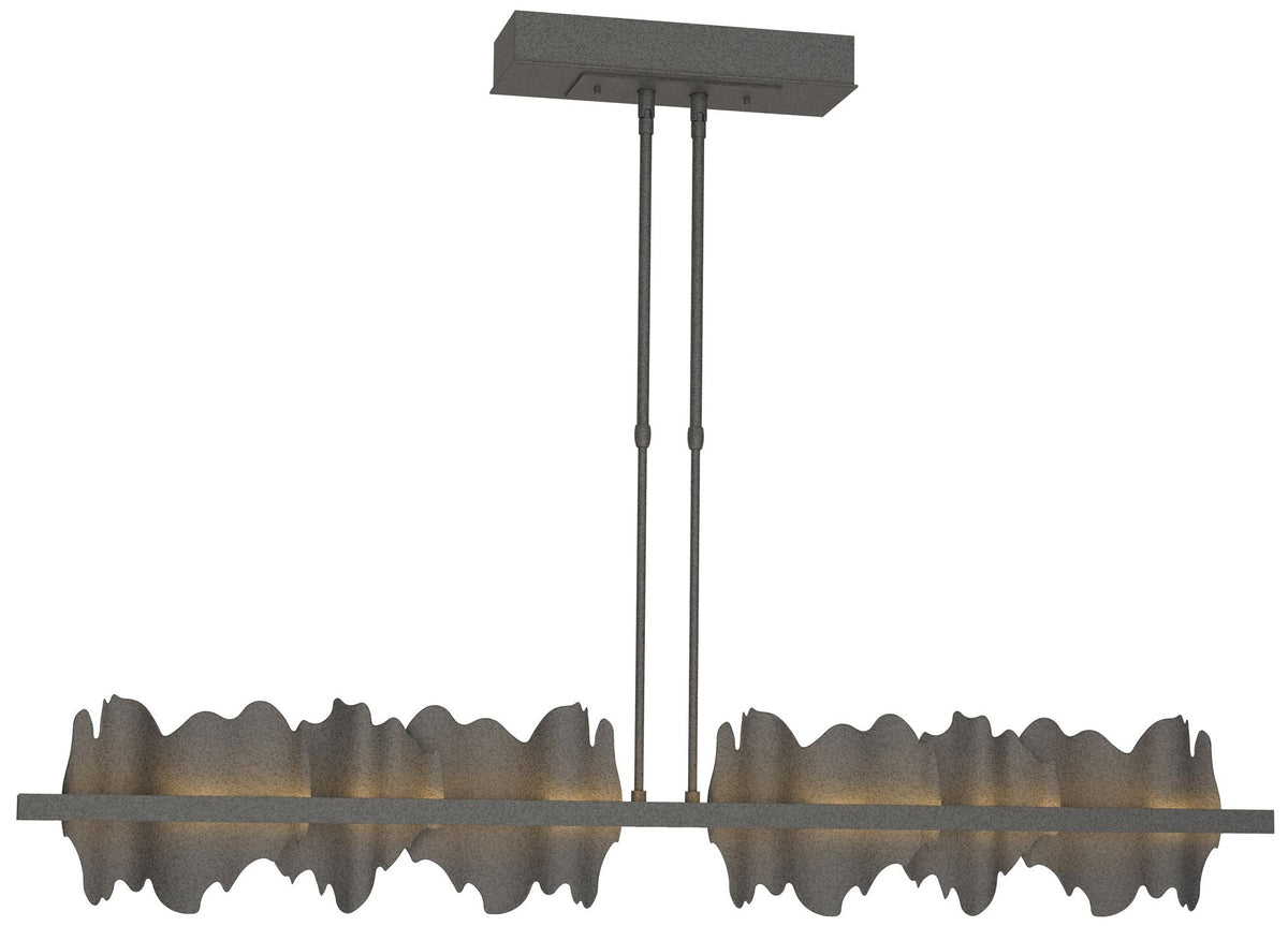 Hildene 51.9" Wide Large Natural Iron And Natural Iron LED Pendant