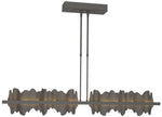 Hildene 51.9" Wide Large Natural Iron And Natural Iron LED Pendant