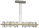 Hildene 51.9" Wide Large Natural Iron And Vintage Platinum LED Pendant