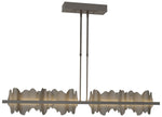 Hildene 51.9" Wide Large Oil Rubbed Bronze And Dark Smoke LED Pendant