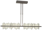 Hildene 51.9" Wide Large Oil Rubbed Bronze And Sterling LED Pendant