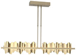 Hildene 51.9" Wide Large Soft Gold And Modern Brass LED Pendant