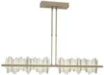 Hildene 51.9" Wide Large Soft Gold And Sterling LED Pendant