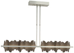 Hildene 51.9" Wide Large Sterling And Bronze LED Pendant