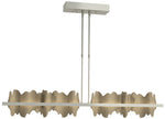 Hildene 51.9" Wide Large Sterling And Soft Gold LED Pendant