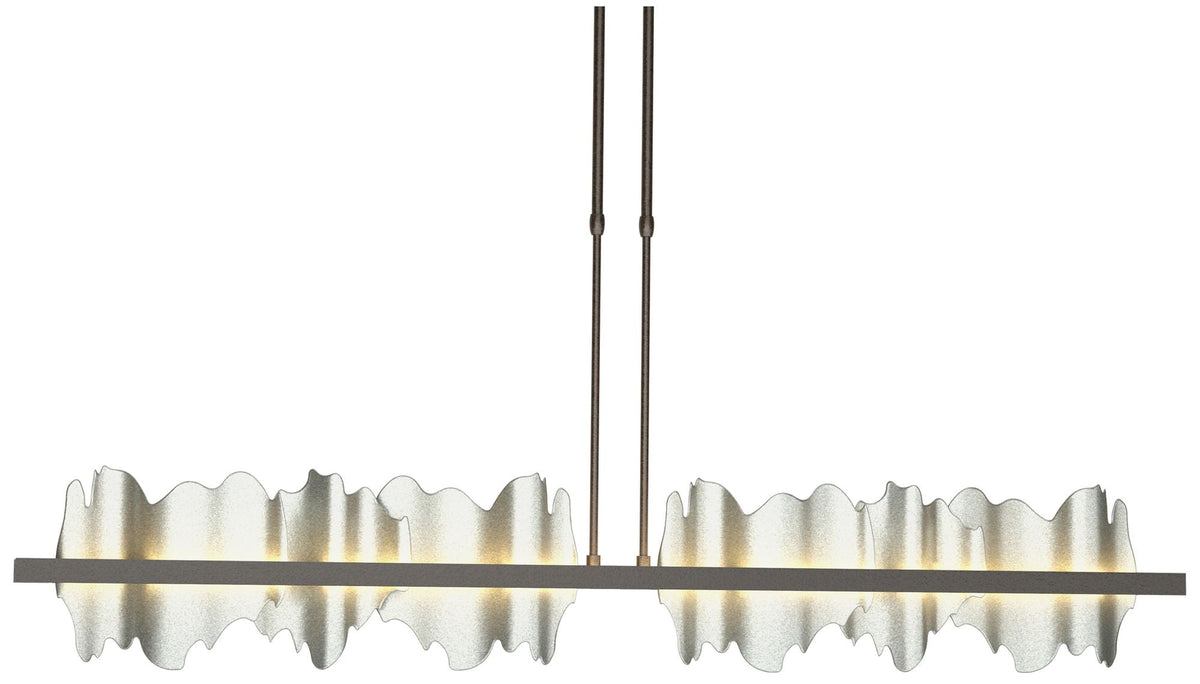 Hildene 51.9"WAccented Large Oil Rubbed Bronze Short Height LED Pend