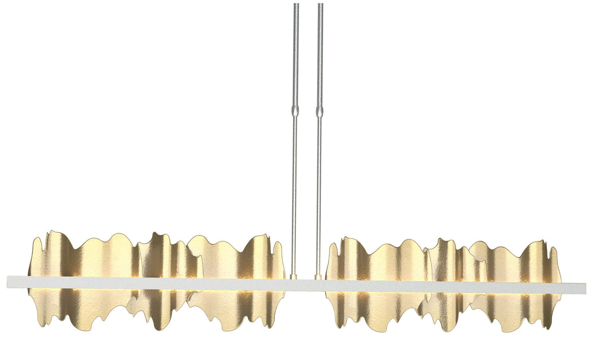 Hildene 51.9"W Modern Brass Accented LargeLong LED Pendant