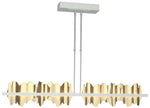 Hildene 51.9"W Modern Brass Accented LargeStandard LED Pendant