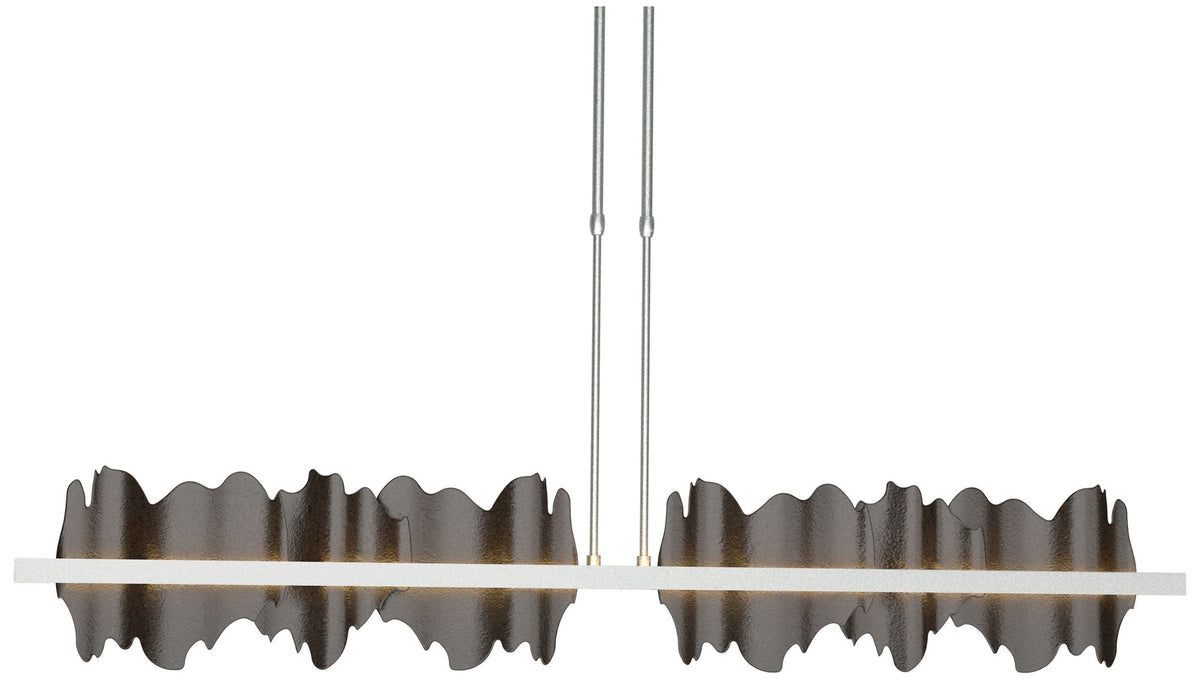 Hildene 51.9"W Oil Rubbed Bronze AccentedShort Height LED Pendant