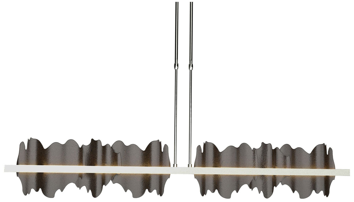 Hildene 51.9"W Oil Rubbed Bronze Accented Sterling Short Height LED Pe