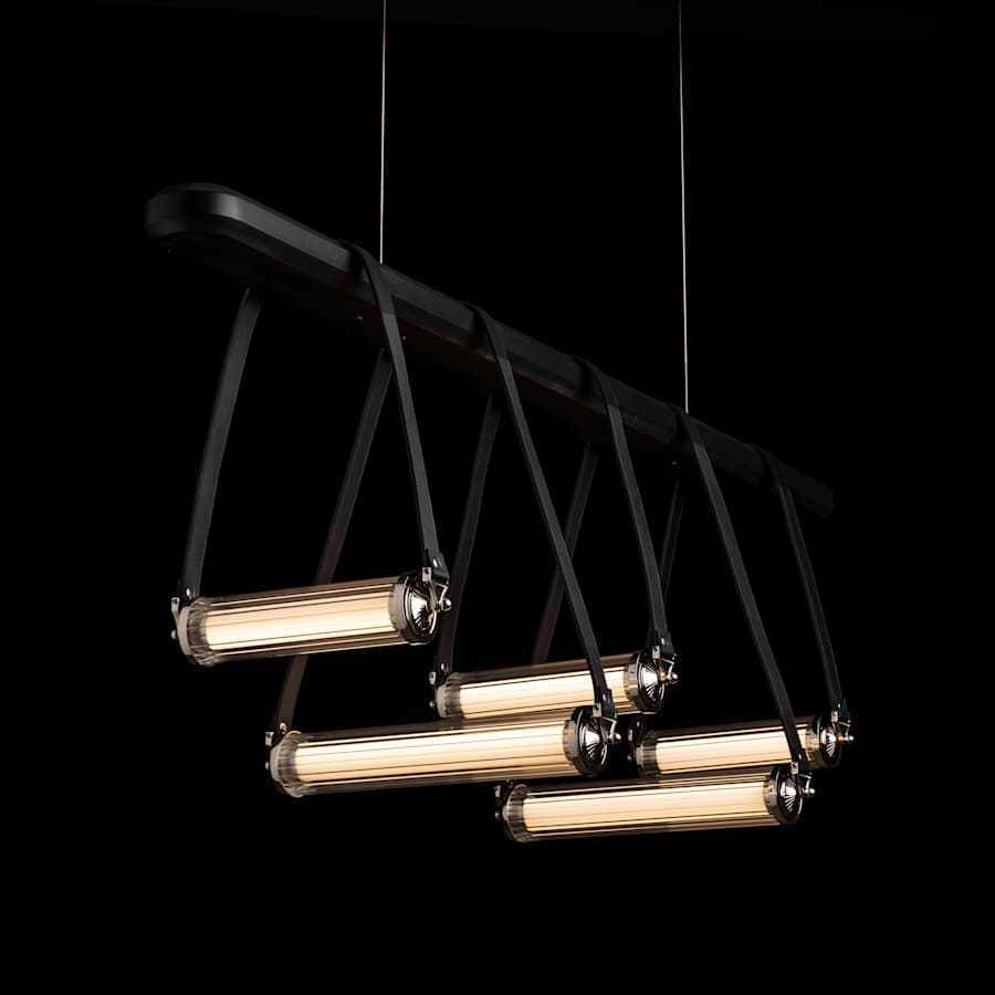 York 52" Wide LED Linear Chandelier