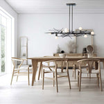 Brindille 8 Light 54" Wide LED Abstract Linear Pendant