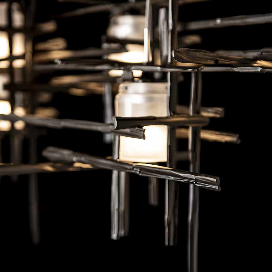 Tura 7 Light 54" Wide Abstract Linear Pendant