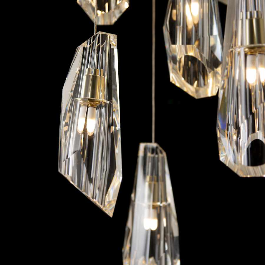 Luma 9 Light 21" Wide Crystal Multi Light Pendant