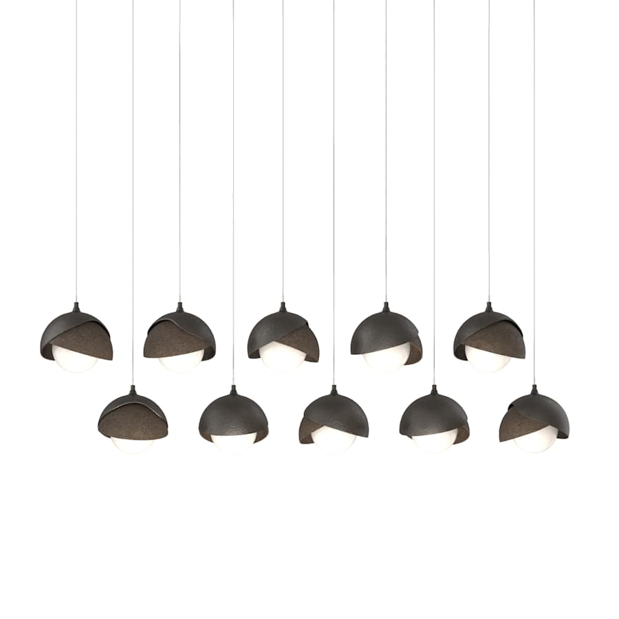 Brooklyn 10 Light 45" Wide Suspension Multi Light Pendant
