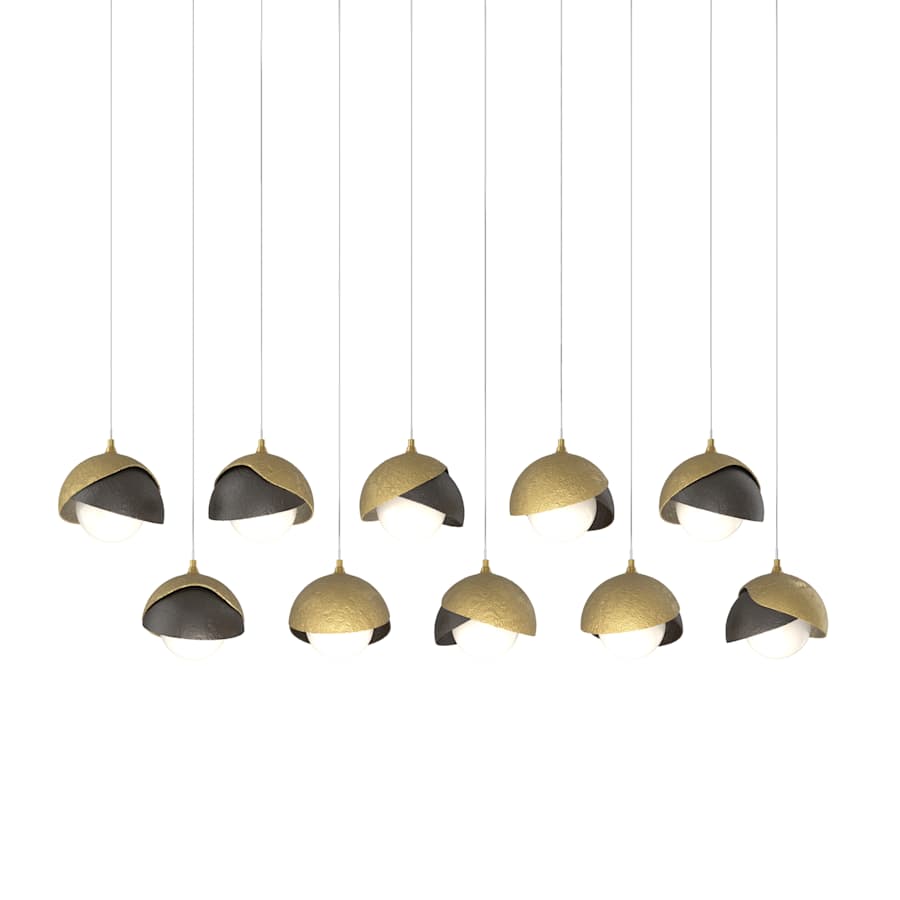 Brooklyn 10 Light 45" Wide Suspension Multi Light Pendant