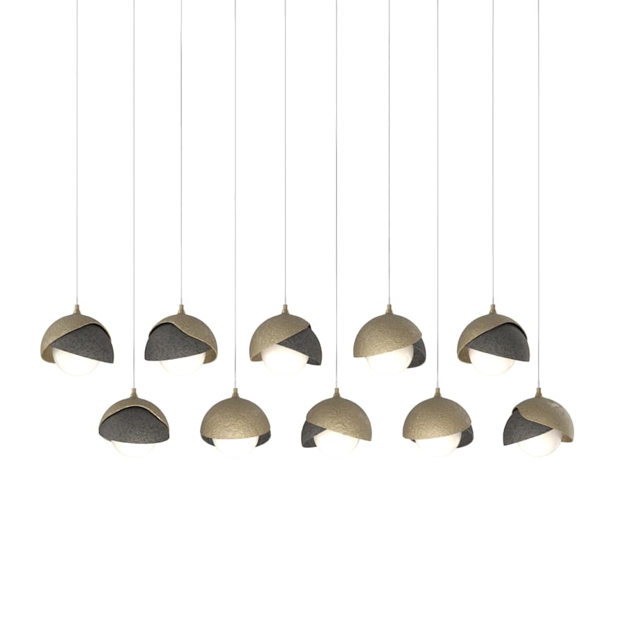 Brooklyn 10 Light 45" Wide Suspension Multi Light Pendant