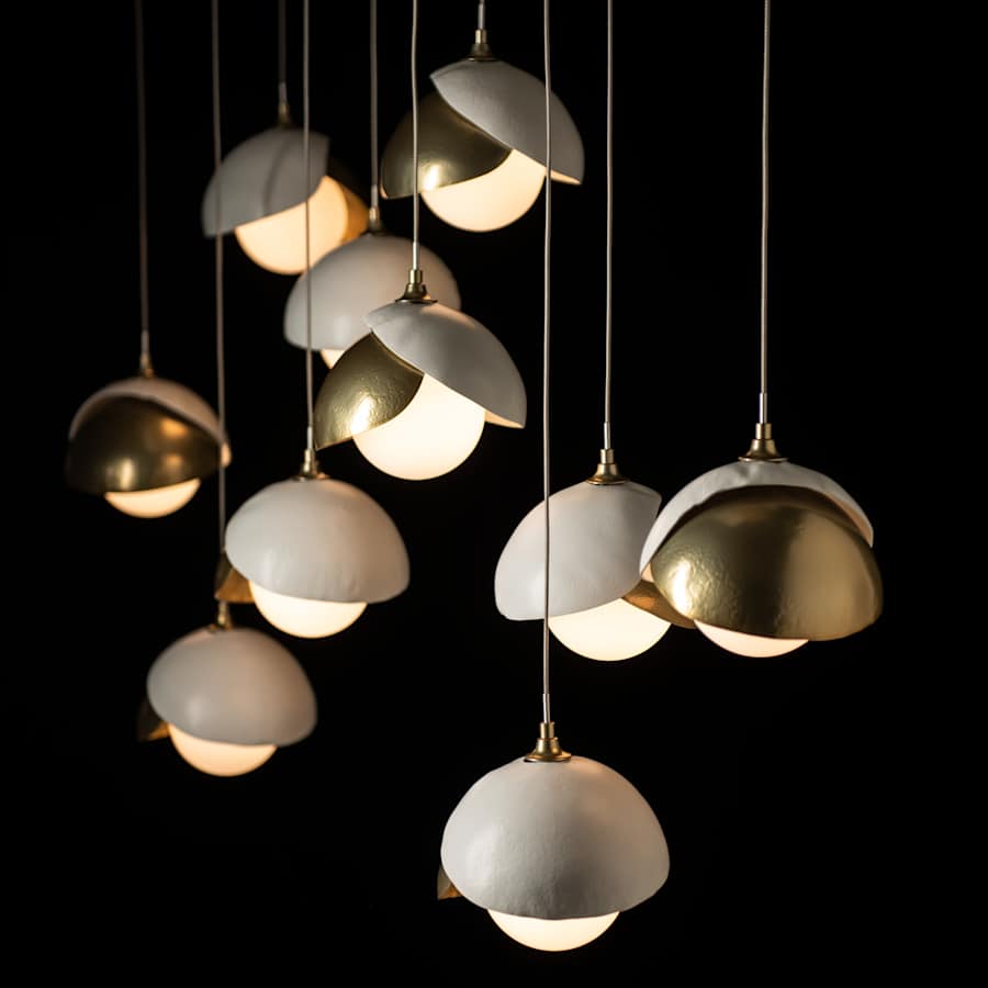 Brooklyn 10 Light 45" Wide Suspension Multi Light Pendant