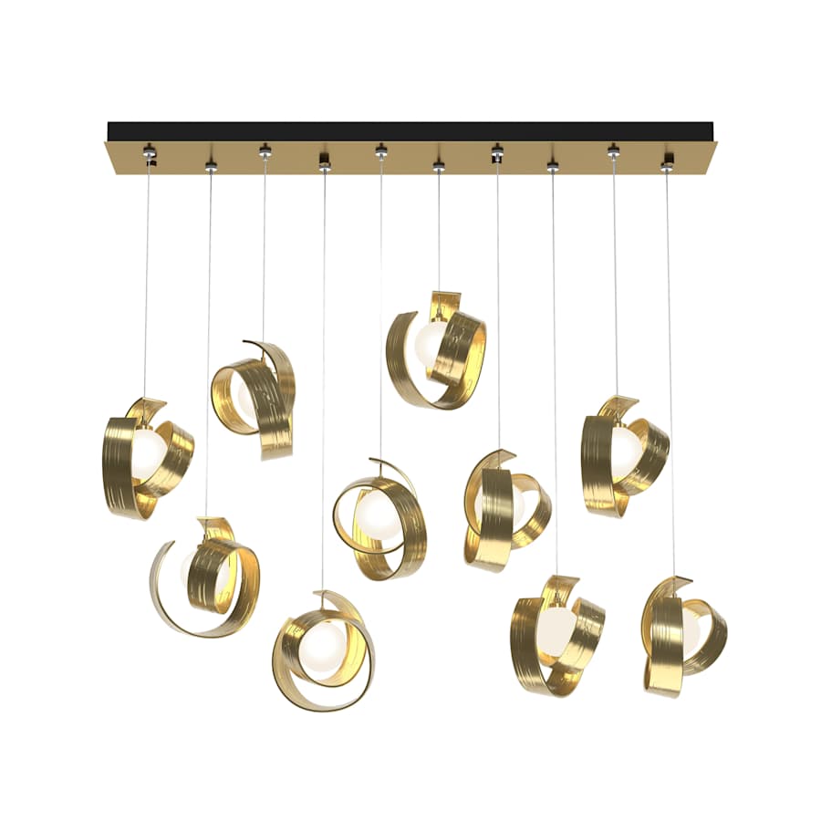Riza 10 Light 47" Wide Linear Pendant