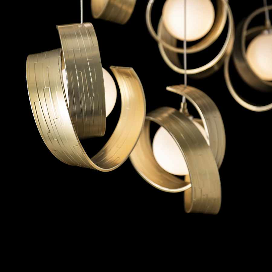Riza 10 Light 47" Wide Linear Pendant