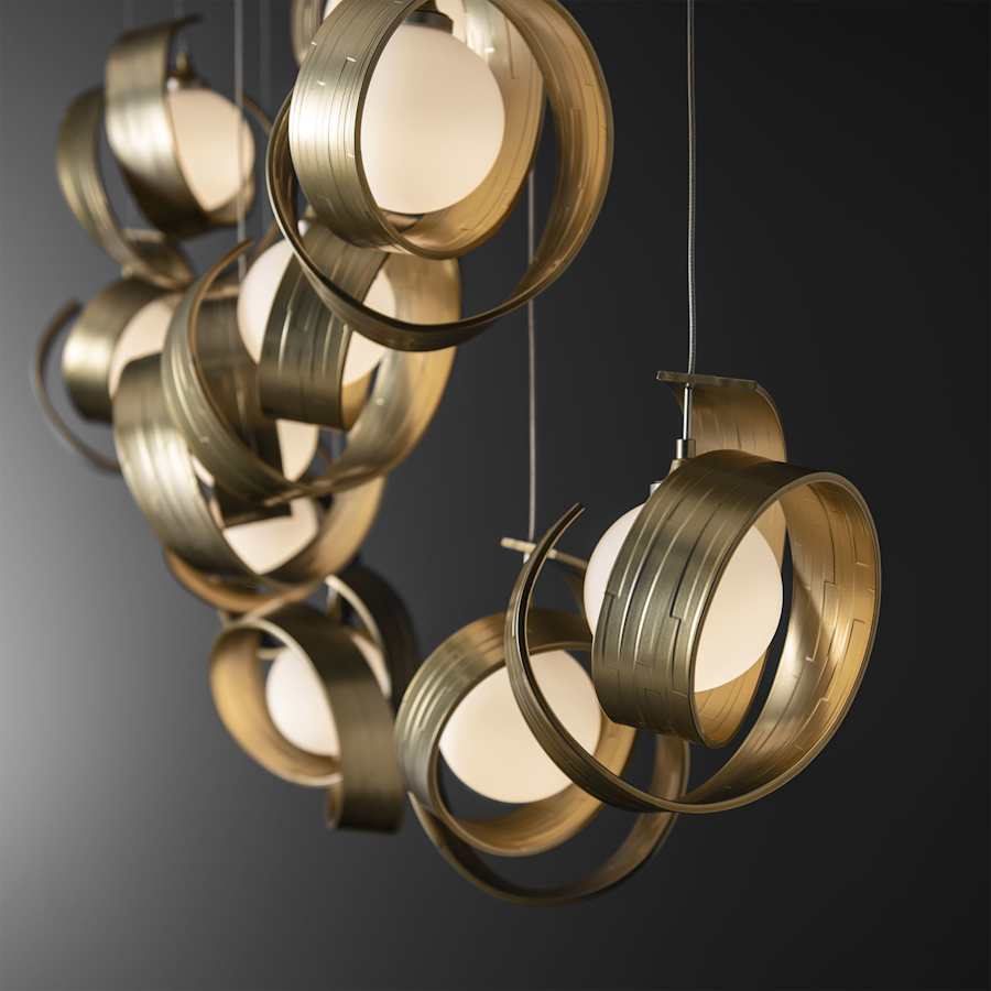 Riza 10 Light 47" Wide Linear Pendant