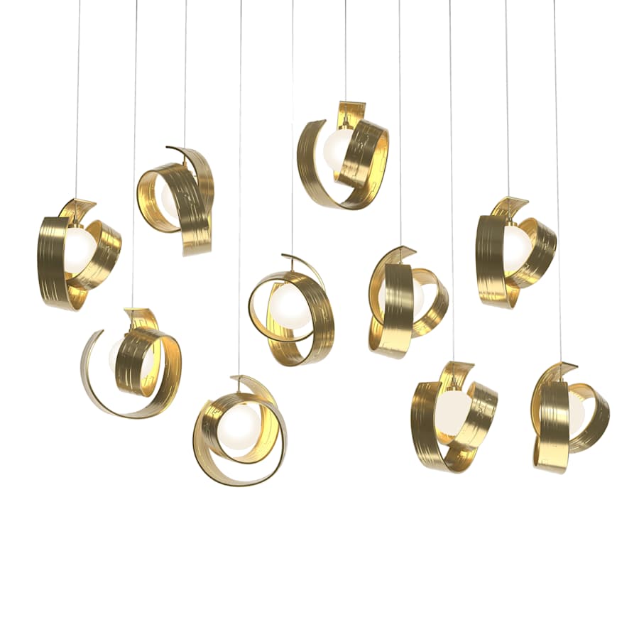 Riza 10 Light 47" Wide Linear Pendant
