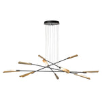 Flight 10 Light 74" Wide Multi Light Pendant