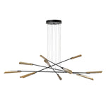 Flight 10 Light 74" Wide Multi Light Pendant