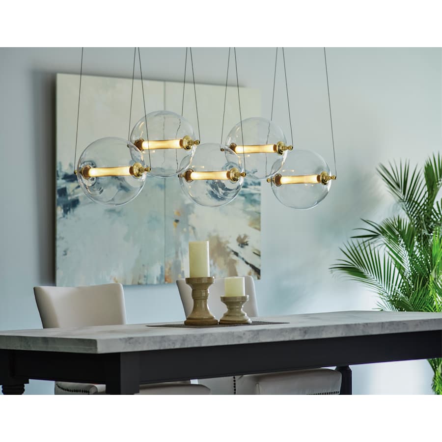 Otto 10 Light 57" Wide Suspension Linear Pendant