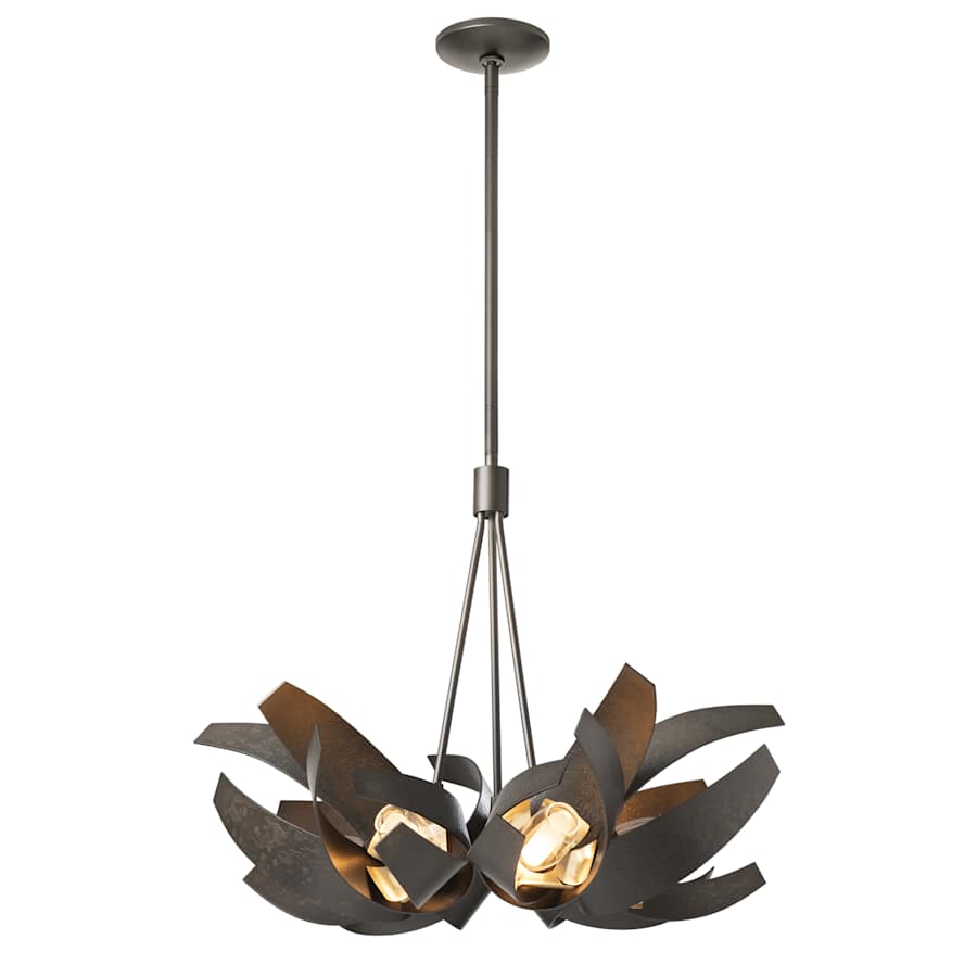 Corona 6 Light 27" Wide Chandelier