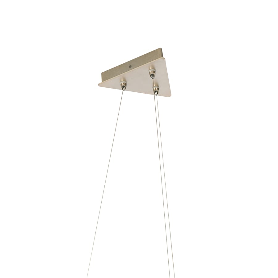 Flux 39" Wide LED Abstract Chandelier