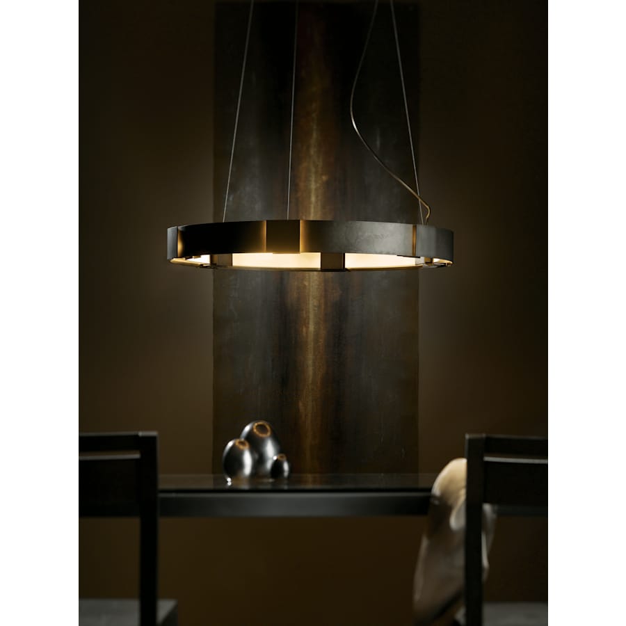 Aura 6 Light 29" Wide Ring Chandelier