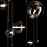 Abacus 36" Wide LED Suspension Multi Light Pendant