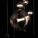 Abacus 49" Wide LED Suspension Multi Light Pendant