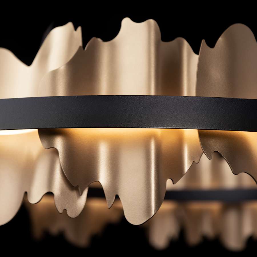 Hildene 38" Wide LED Abstract Ring Chandelier