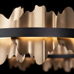 Hildene 38" Wide LED Abstract Ring Chandelier