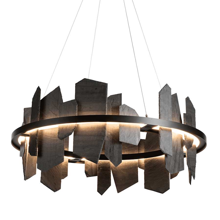 Ardesia 38" Wide LED Ring Chandelier
