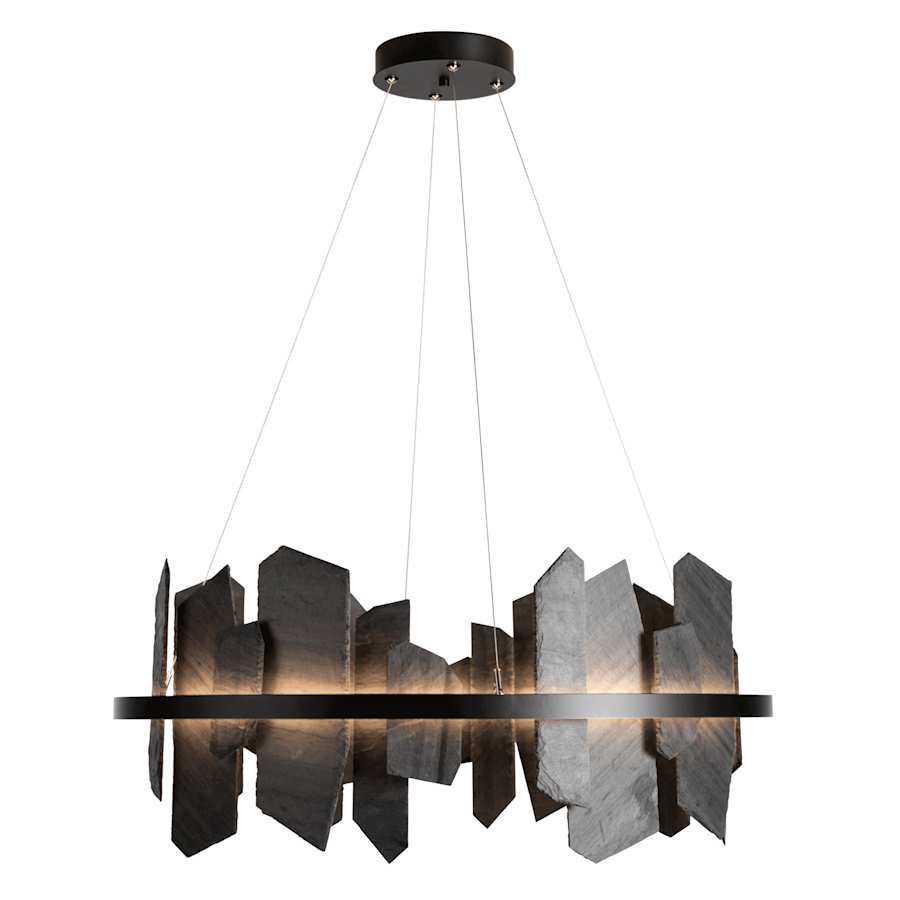 Ardesia 38" Wide LED Ring Chandelier