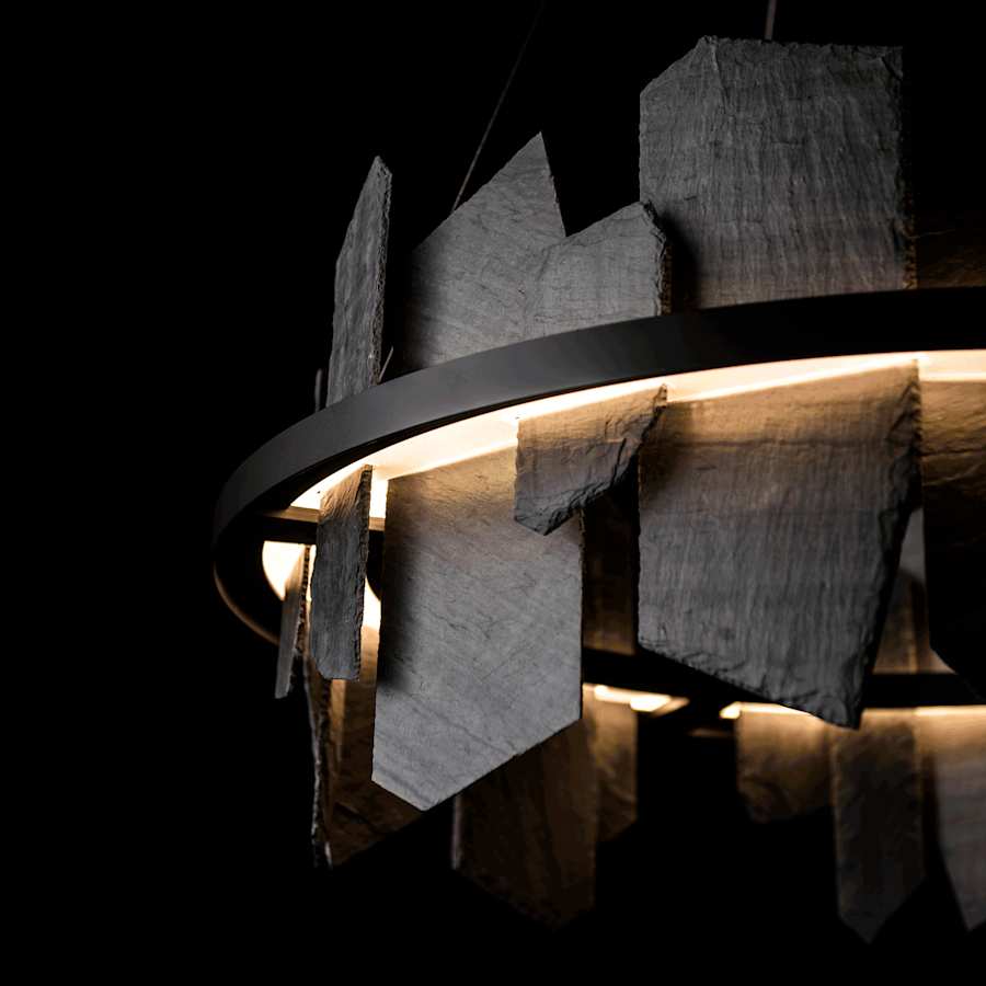 Ardesia 38" Wide LED Ring Chandelier