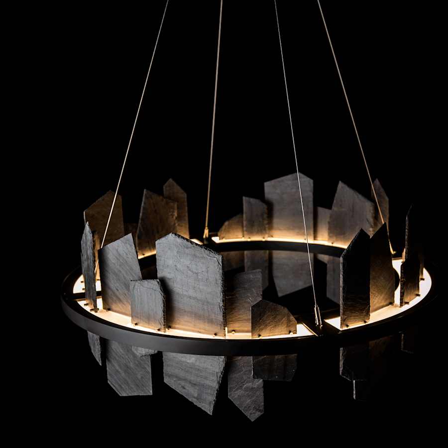 Ardesia 38" Wide LED Ring Chandelier