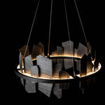 Ardesia 38" Wide LED Ring Chandelier