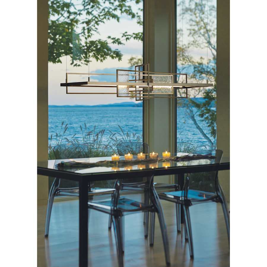 Four Seasons 54" Wide LED Abstract Linear Chandelier
