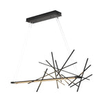 Cascade 51" Wide LED Linear Chandelier